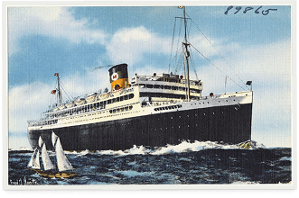 Historic HII vessel at sea