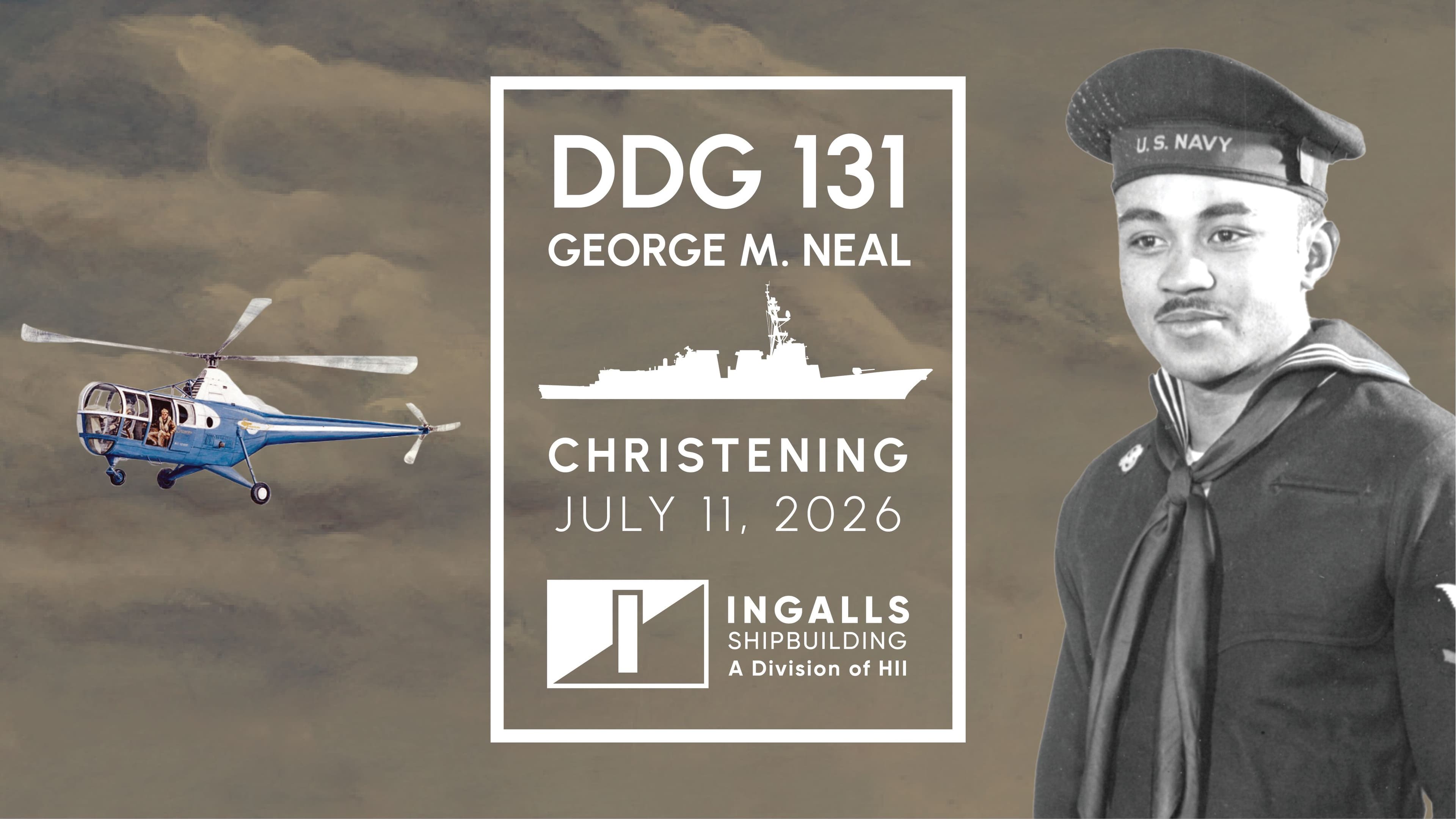 George M. Neal (DDG 131) Christening